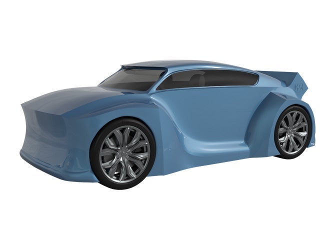 Painted vehicle surface