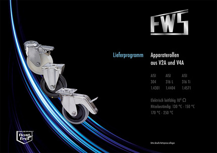 Apparaterollen aus Edelstahl V2A/V4A