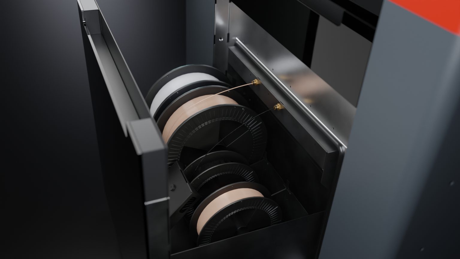 Integrierter Materialtrockner