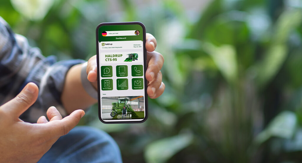 HALDRUP Service App