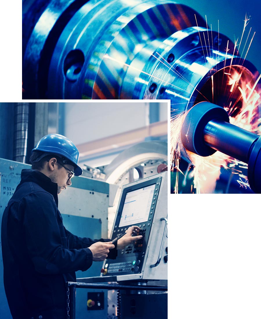 Wartung an CNC-Maschinen