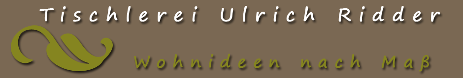 Tischlerei Ridder Logo