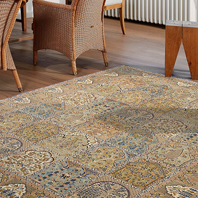 Hand-knotted carpet