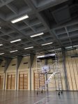 Beleuchtete Mehrzweckhalle
