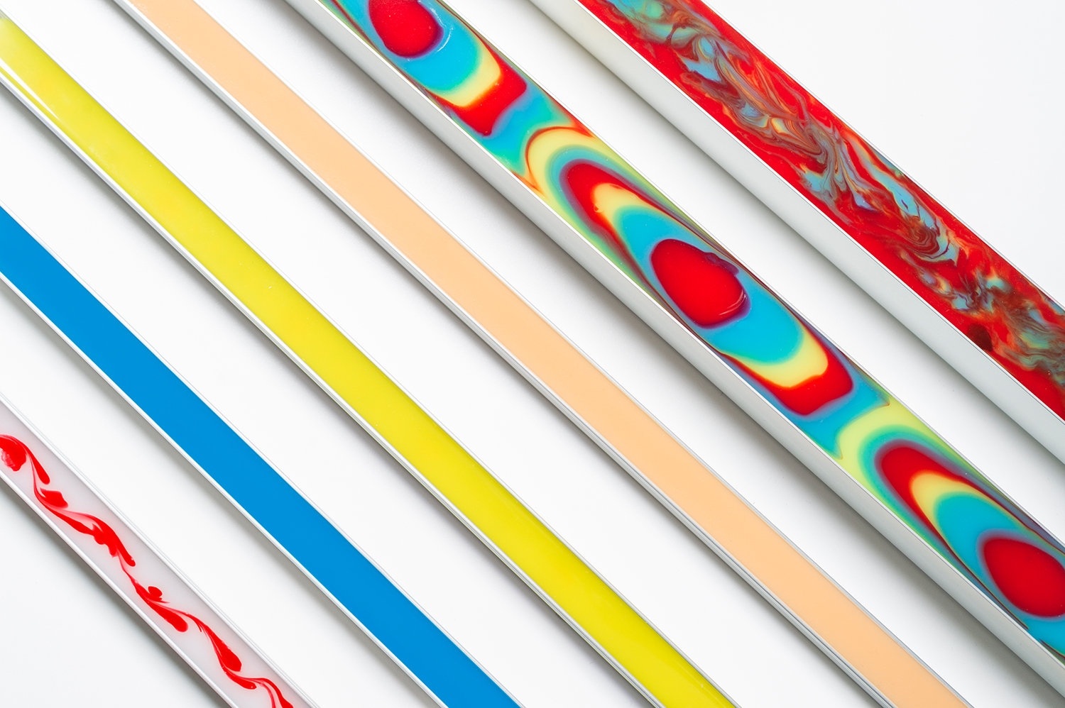 Design-Verguss mit Farbverläufen