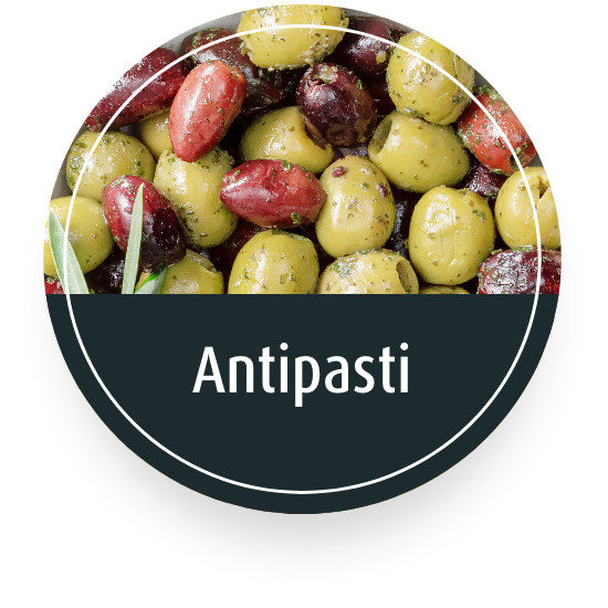 Bio-Antipasti (Oliven, Artischocken, getrocknete Tomaten)