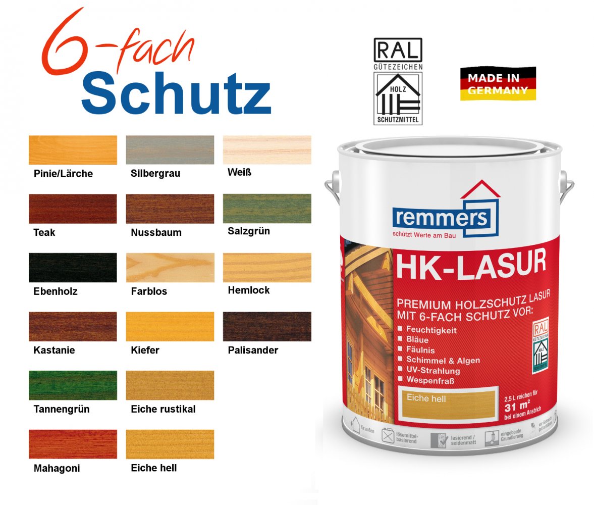 Holzpflege und Zubehör