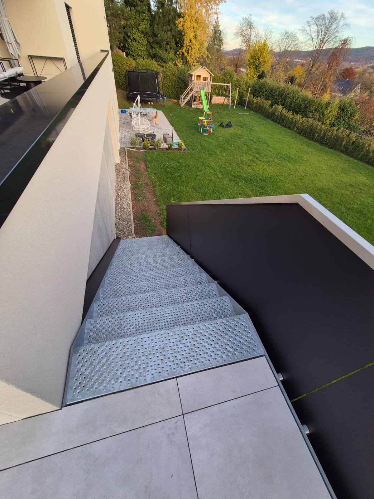 Stahltreppe