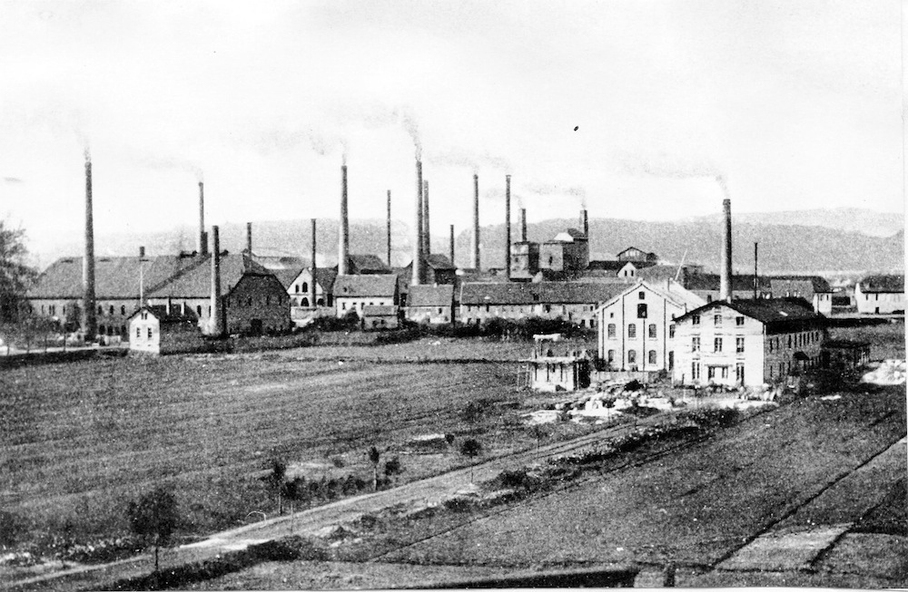 Walzwerk St. Ingbert "Die Schmelz" um 1888 (Abbildung auf der