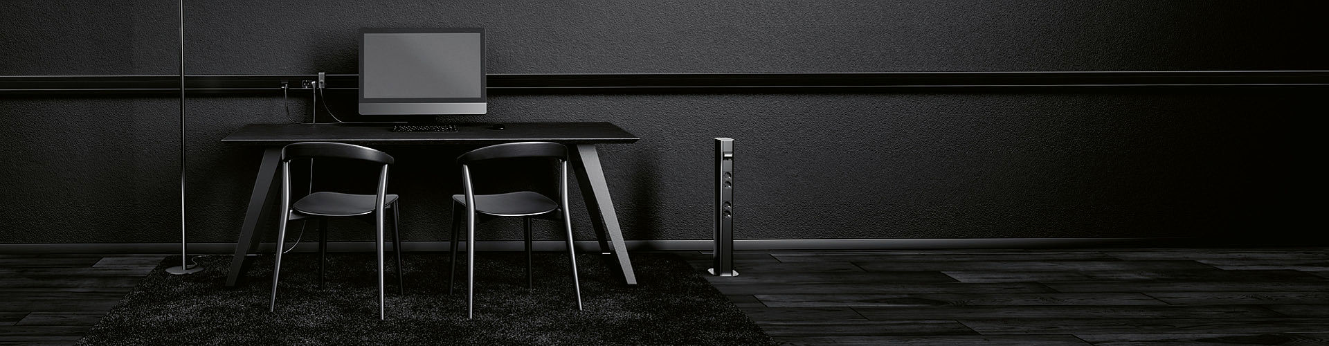 BlackLine – Systemlösung für schwarze Aufputzinstallation