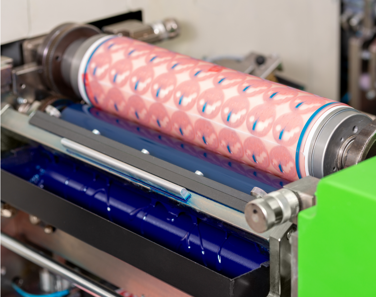 Flexographic printing unit