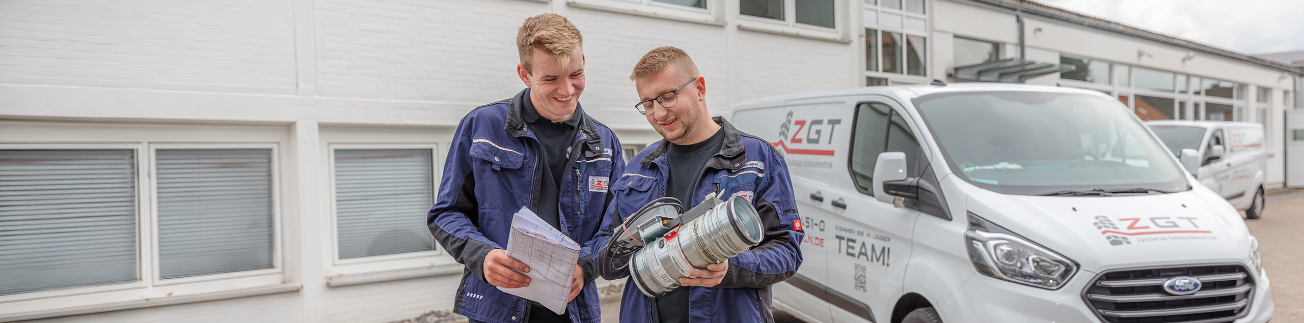 Lüftungstechnik im Einsatz