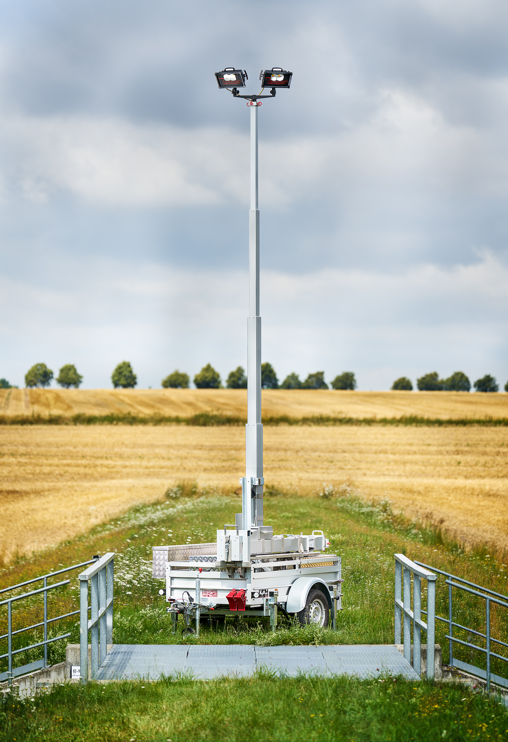 Lighting technology on trailer
