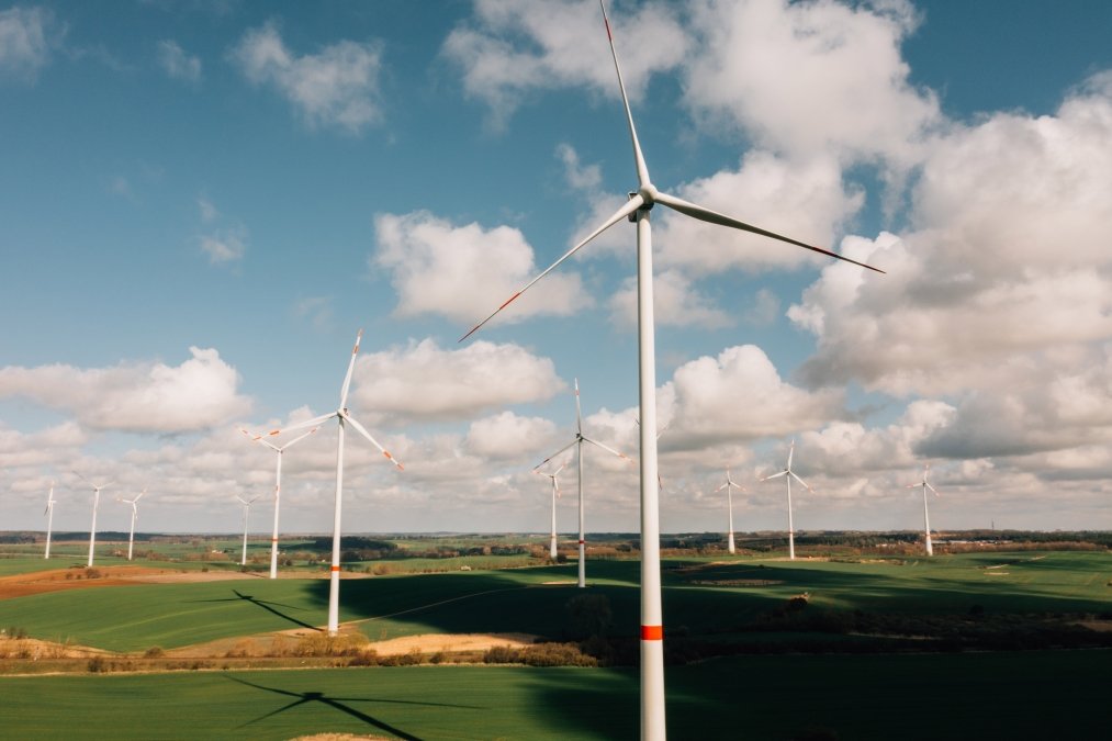 Windenergieanlagen im Verbundkraftwerk Uckermark