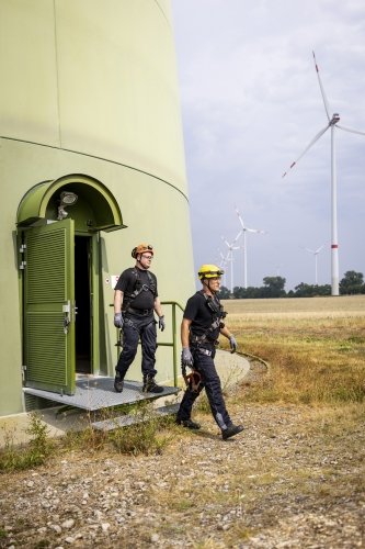 Service und Wartung an Windenergieanlagen