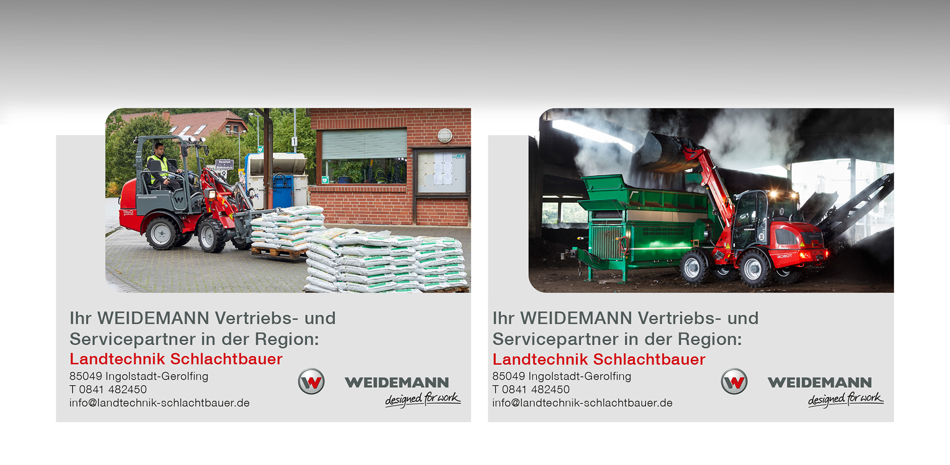 Weidemann Geräte für Gewerbe