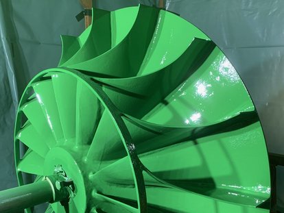 Turbine casing with Si 14 E coating
