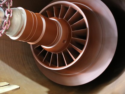 Impeller with Si 57 E coating