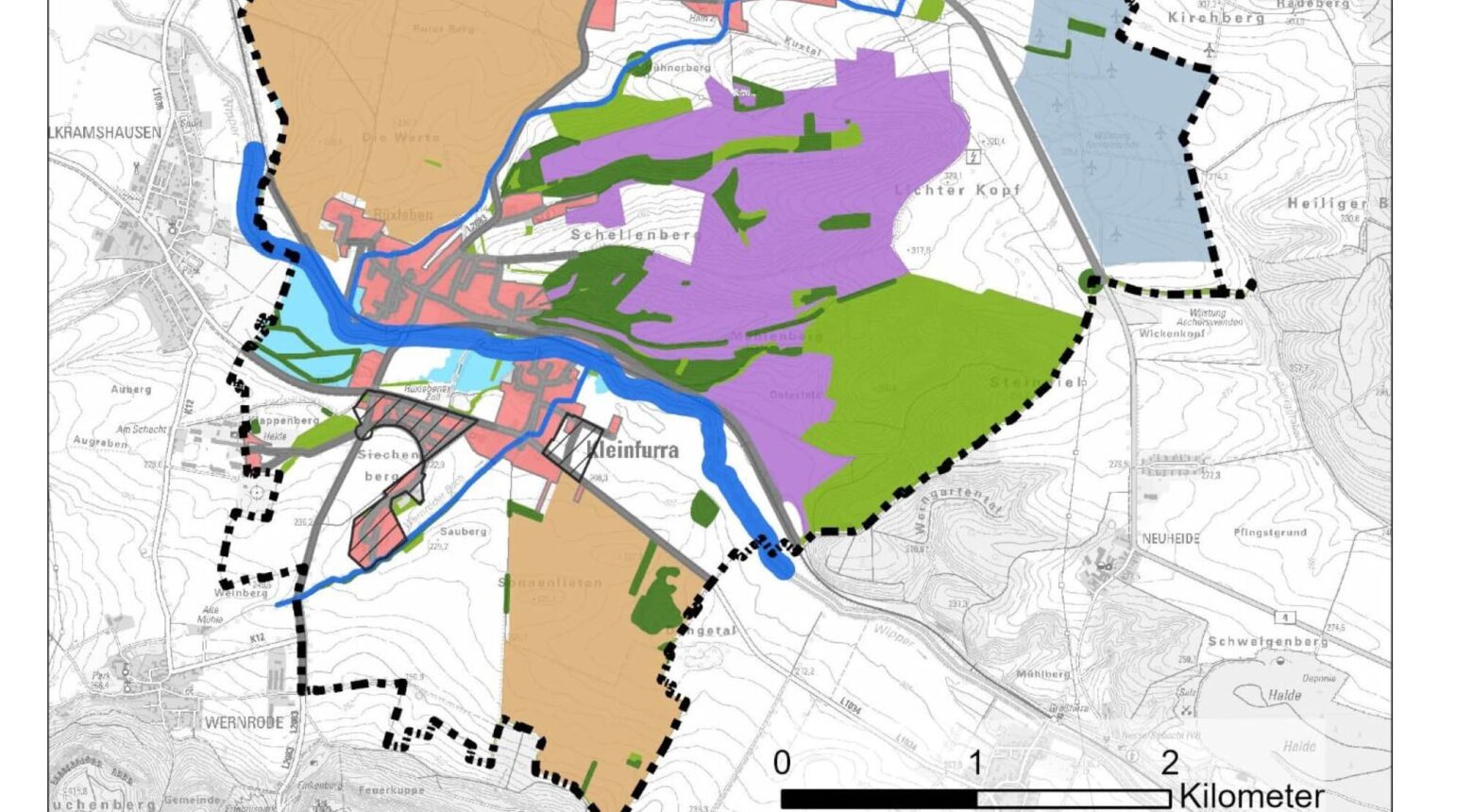 Standortanalyse PV-Freiflächenanlagen Kleinfurra