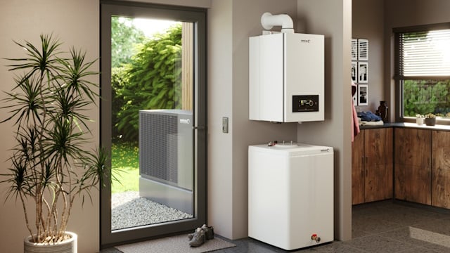 Hybrid heating system with Kit 65
