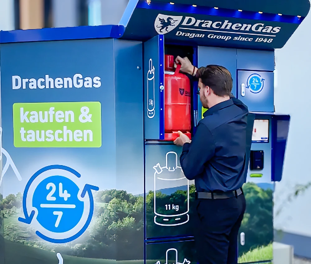 Flaschengas-Automat