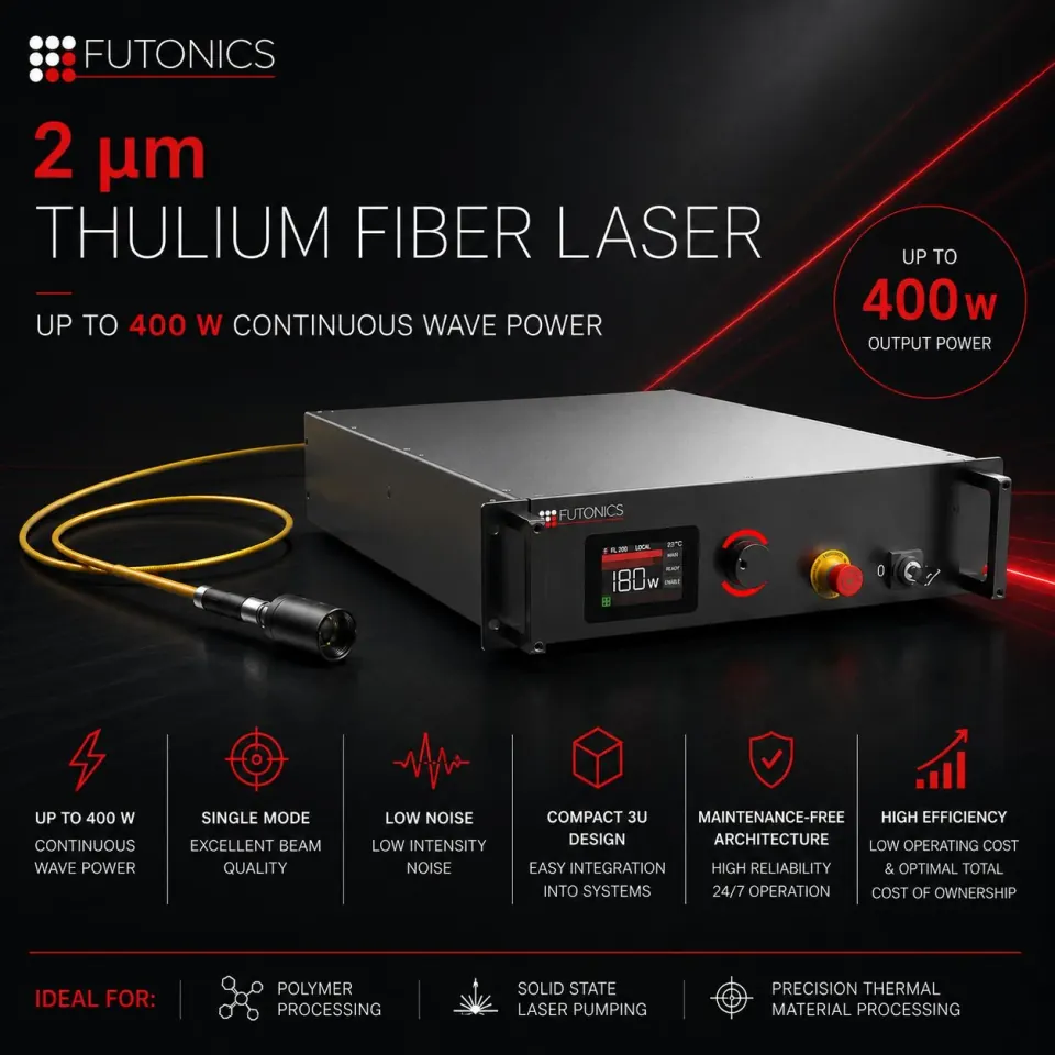 CW-Thulium-Faserlaser von Futonics
