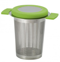 Edelstahlsieb Anti-Slip Green als Dauerfilter