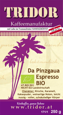 Da Pinzgaua Espresso BIO, 250 g