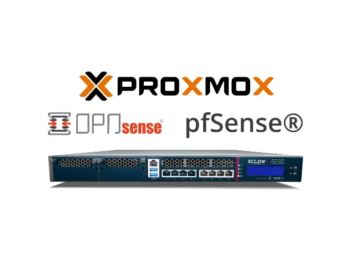 Vorinstallierte Appliance (Proxmox/OPNsense)