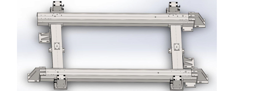 Bodenwaage für Abbindebock mit hydraulischer Aushebevorrichtung