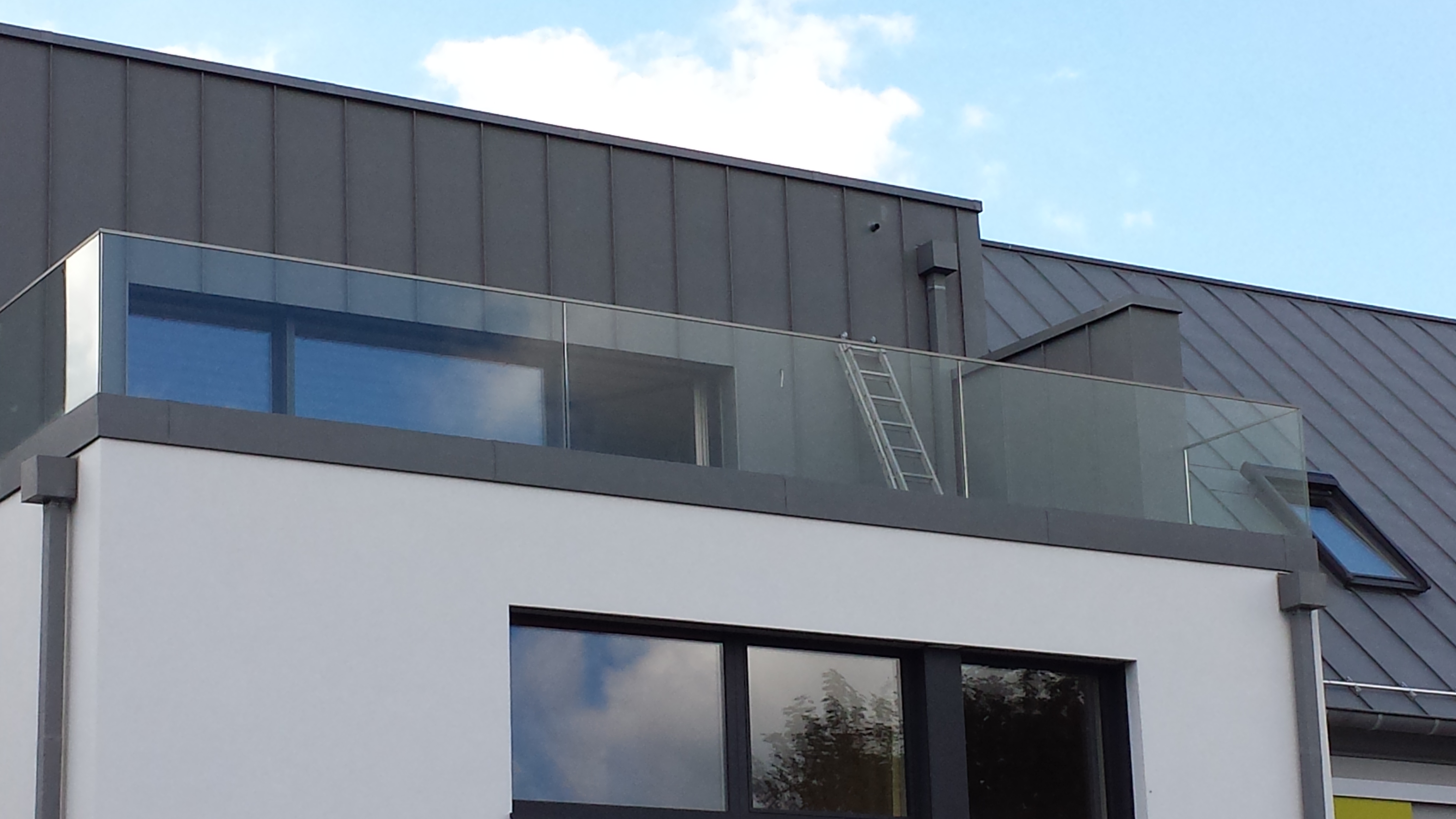 Ganzglasgeländer (Balustrade)
