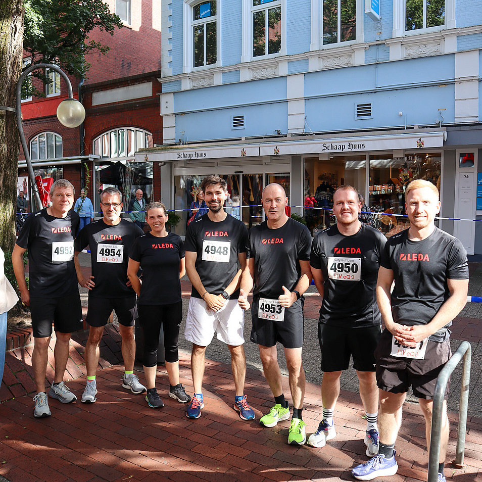 Teamfoto Citylauf Leer