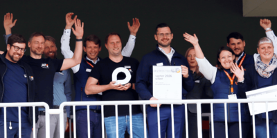JAT-Team mit dem silbernen vector award 2026
