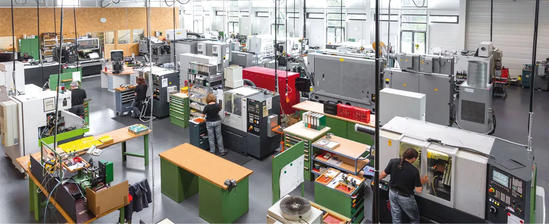 Granacher Präzisionstechnik – Fertigung