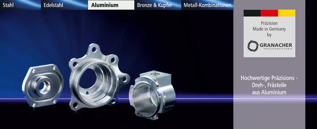 Präzisions-Dreh- und Frästeile aus Aluminium