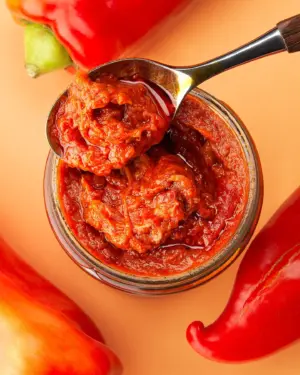 Bio Ajvar pikant im Glas