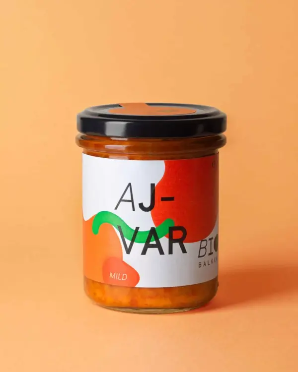 Bio Ajvar mild, 200 g Glas