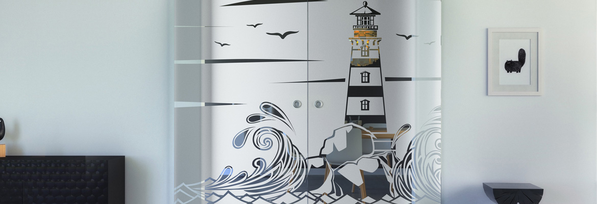 Custom glass motifs