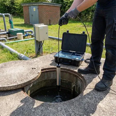 Einsatz an Kleinkläranlage