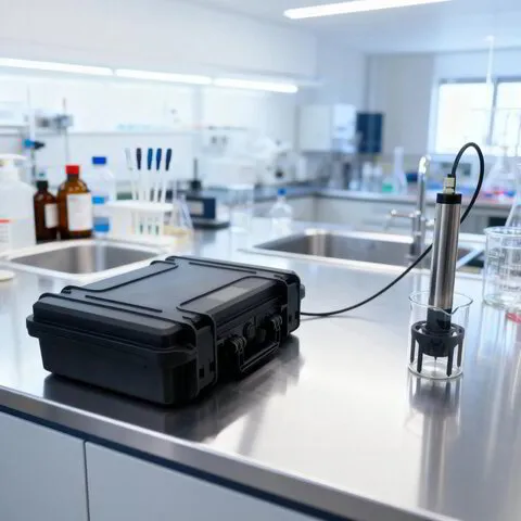 Sonde mit Sondenhalter