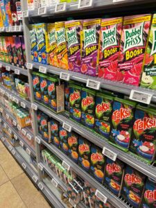 Drahtregal für Supermarkt