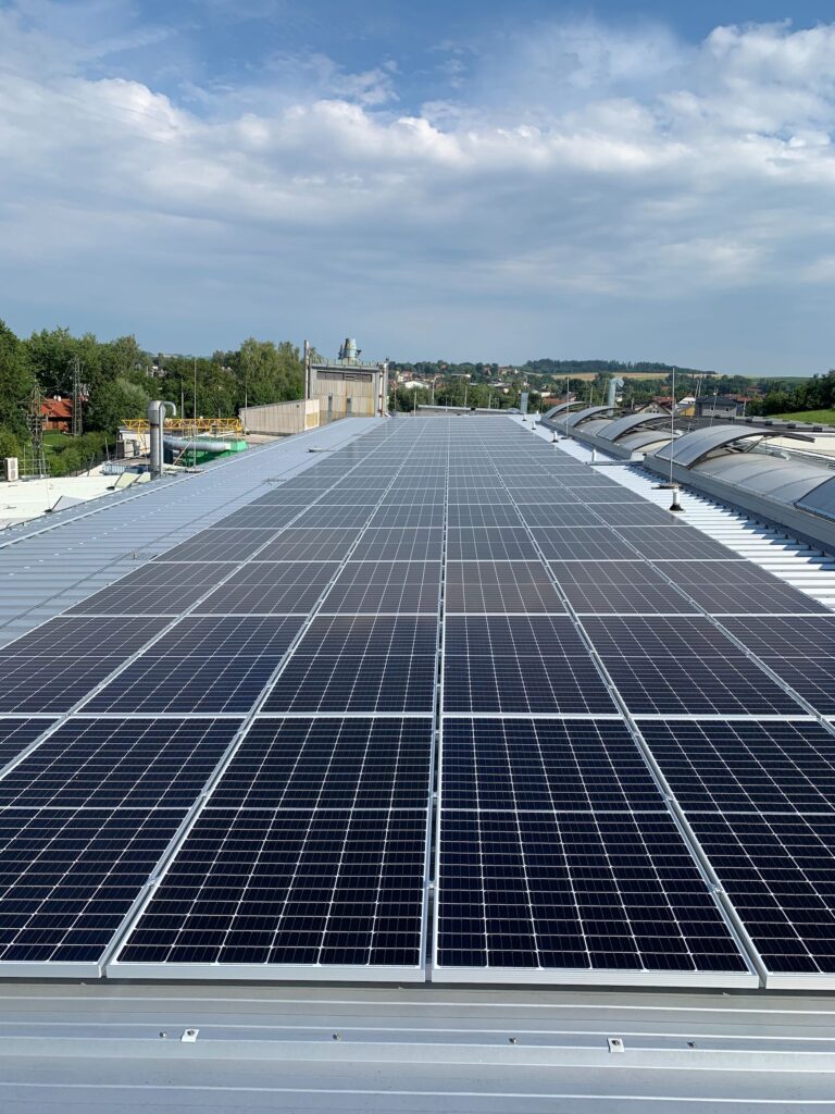 Photovoltaikanlage am Werksgelände