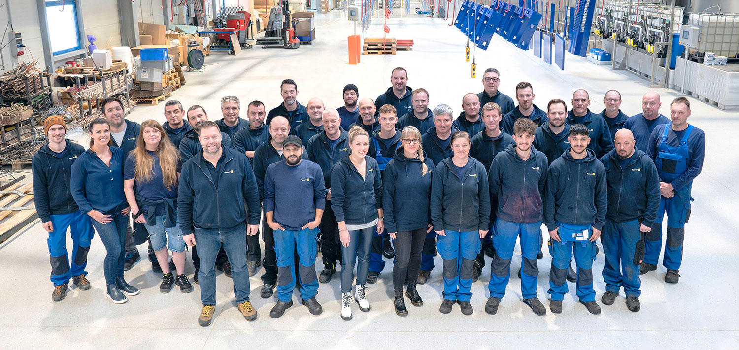 Gefertigtes Metallbauteil