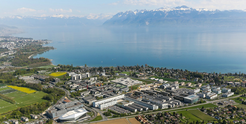Schulung und Demonstrationsaufbau im Labor in Lausanne
