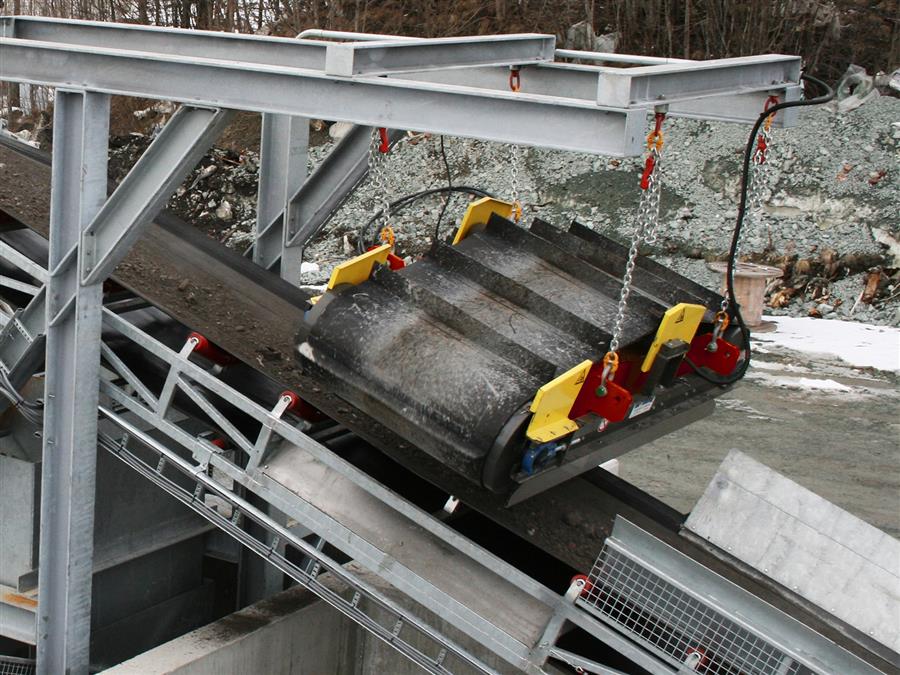 Elektromagnetischer Überbandabscheider