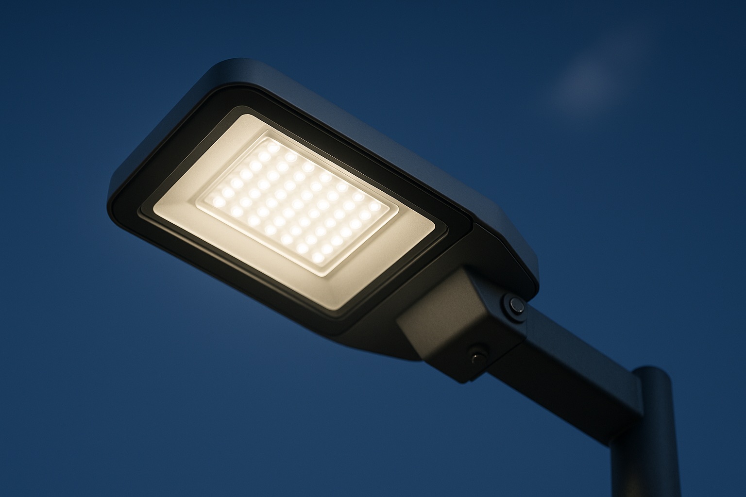 Flache LED-Leuchte für Straßenbeleuchtung