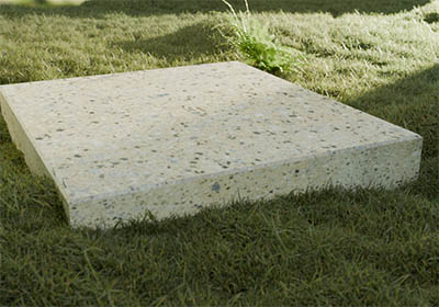Granit-Fliese im Außenbereich