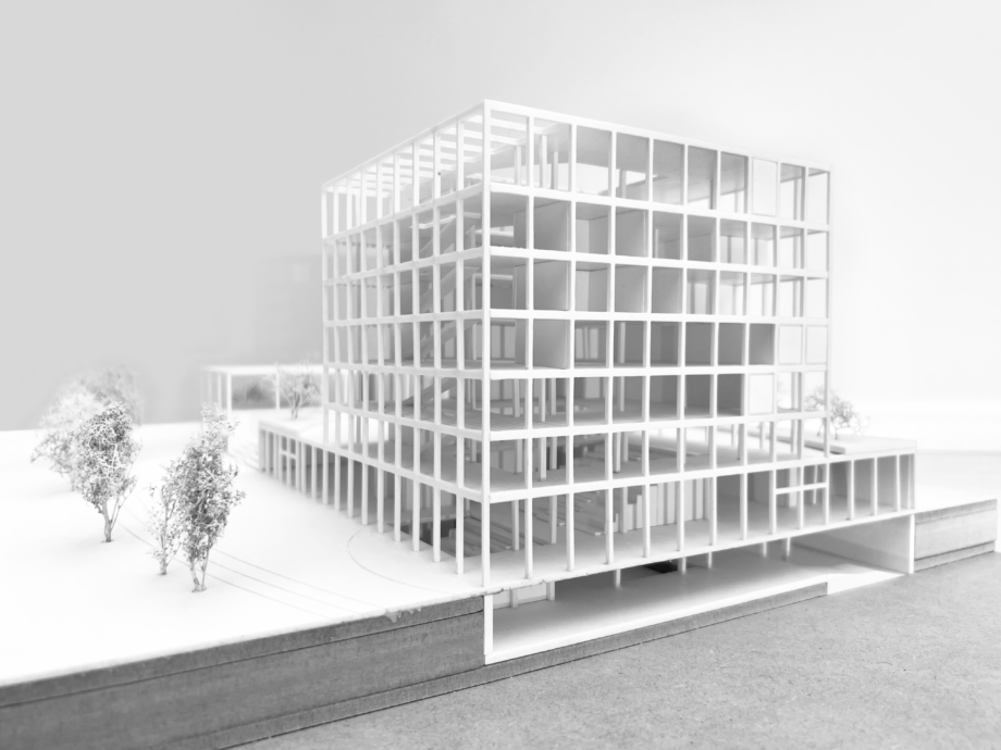 Architekturmodell nach Entwurf von Henry van de Velde