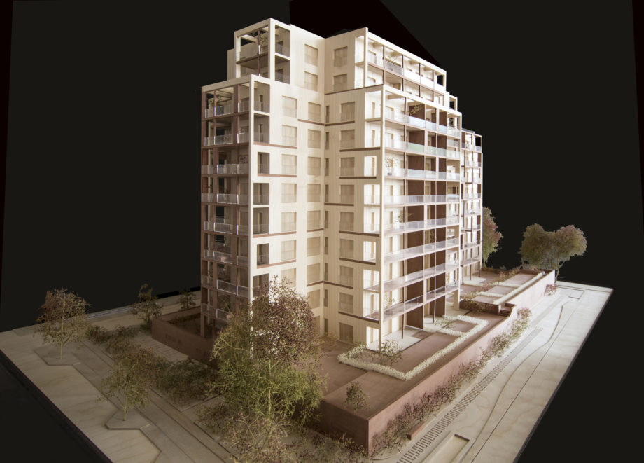 Architekturmodell Spreegold Berlin