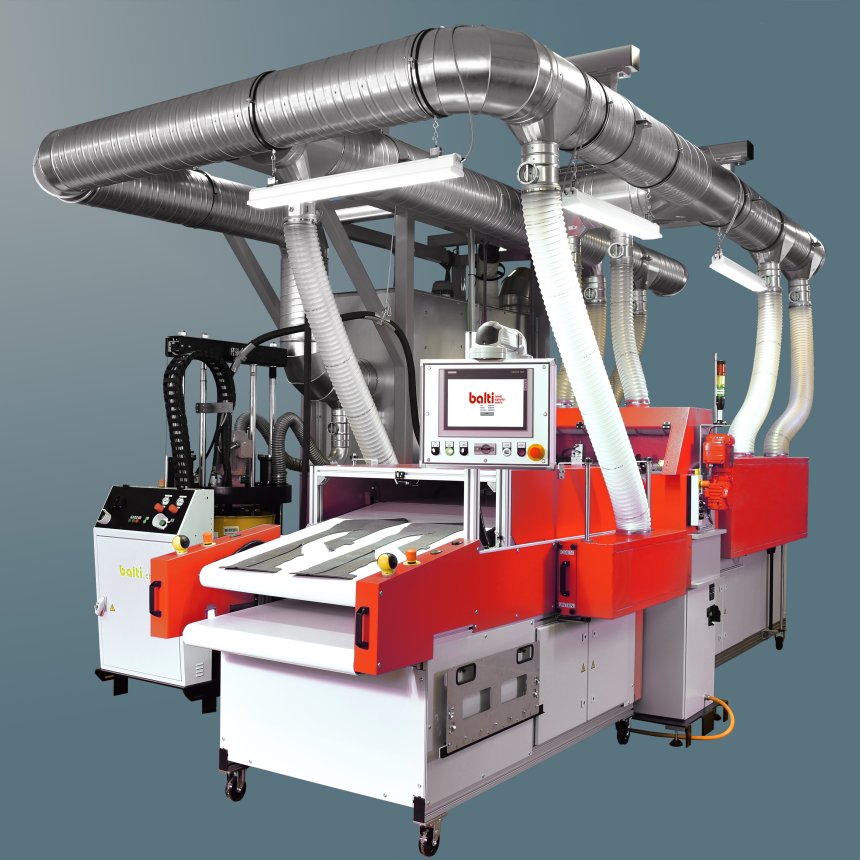 RollCoater mit Drum Melter